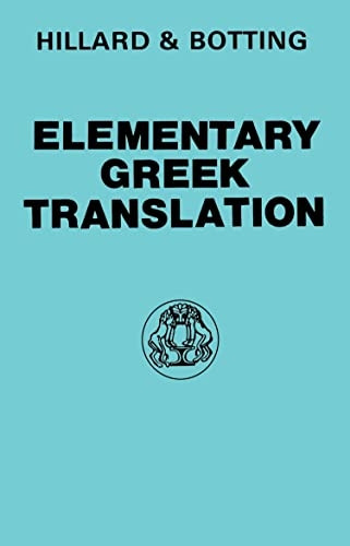 Elementary Greek Translation (Greek Language)