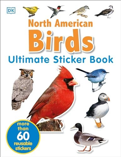 North American Birds (Ultimate Sticker Book Series)
