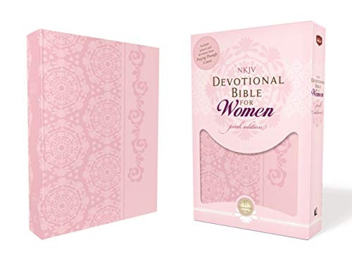 Holy Bible: New King James Version Pink Soft Devotional Bible for Women