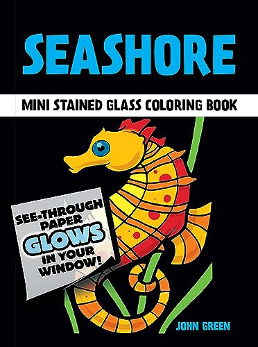 Little Seashore Stained Glass (Dover Stained Glass Coloring Book)