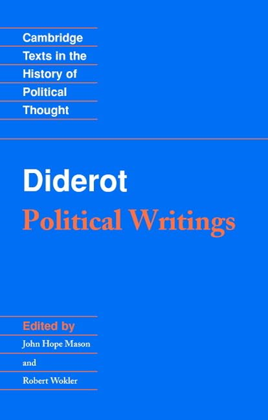 Diderot: Political Writings (Cambridge Texts in the History of Political Thought)