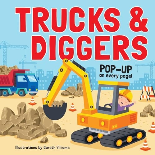 Pop Up Book - Trucks and Diggers