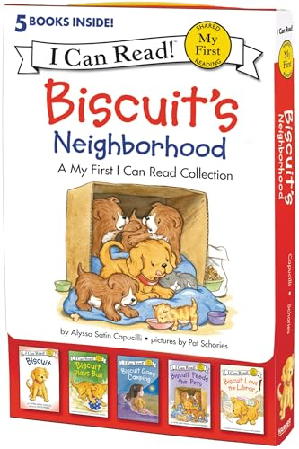 Biscuit's Neighborhood: 5 Fun-Filled Stories in 1 Box! (My First I Can Read Book)