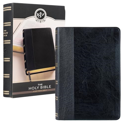 KJV Giant Print Lux-Leather  2-Tone Black