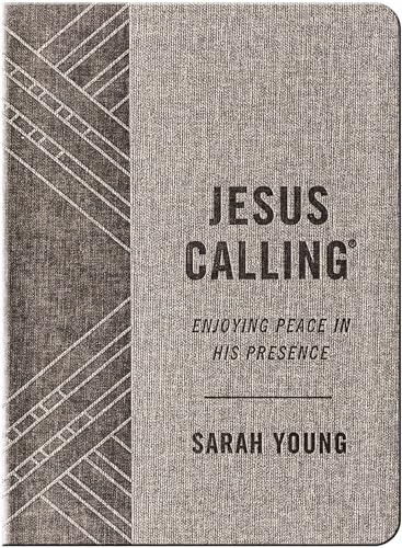 Jesus Calling (Textured Gray Leathersoft): Enjoying Peace in His Presence