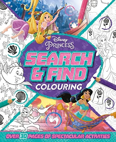 Disney Princess: Search & Find Colouring