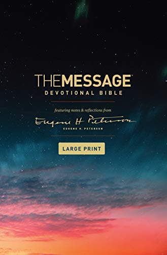 Message Devotional Bible Large Print, The