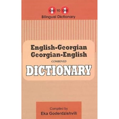 English-Georgian & Georgian-English One-to-One Dictionary (exam-suitable): 2020
