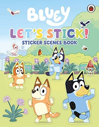 Bluey: Let's Stick!: Sticker Scenes Book (Bluey)