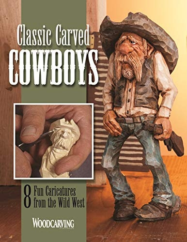 Classic Carved Cowboys: 8 Fun Caricatures from the Wild West