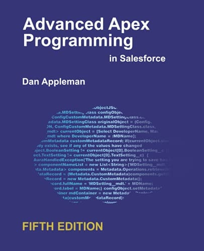 Advanced Apex Programming  - in Salesforce