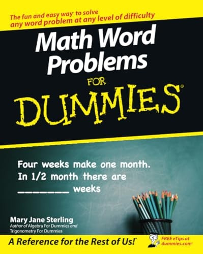Math Word Problems for Dummies (For Dummies)