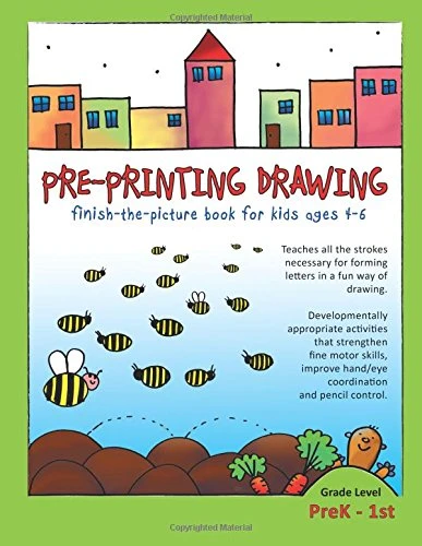 Pre-Printing Drawing: Teaches All the Strokes Necessary for Forming Letters in a Fun Way of Drawing. Developmentally Appropriate Activities That Strengthen Fine Motor Skills, Improve Hand/Eye Coordination and Pencil Control.