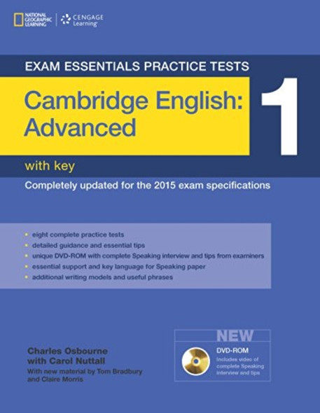 Exam Essentials: Cambridge Advanced Practice Test 1 with Key (Exam Essentials: Cambridge Advanced Practice Tests)