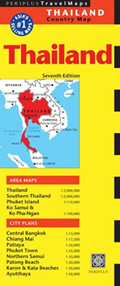 Thailand Travel Map (Periplus Travelmaps)