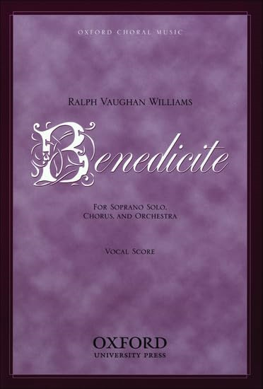 Benedicite: Vocal Score
