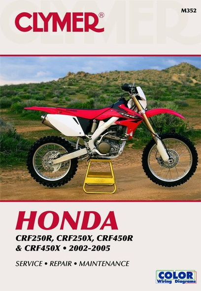 Honda CRF250R/X/450R (Clymer Motorcycle)