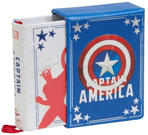 Marvel Comics: Captain America (Tiny Book): Inspirational Quotes From the First Avenger (Fits in the Palm of Your Hand, Stocking Stuffer, Novelty Geek Gift) (Tiny Book)