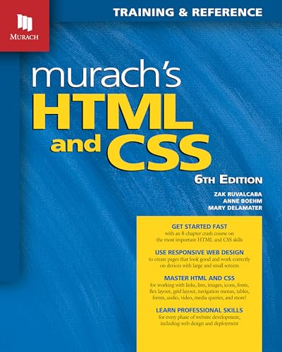 Murach's HTML and CSS (6th  Edition)