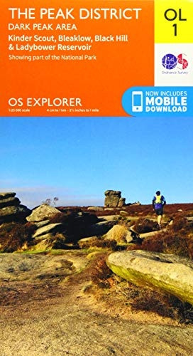 The Peak District: Dark Peak Area (OS Explorer)