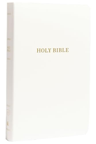 KJV, Gift and Award Bible, Imitation Leather, White, Red Letter Edition