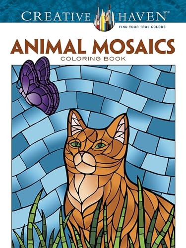 Creative Haven Animals Mosaics Coloring Book (Creative Haven Coloring Books)
