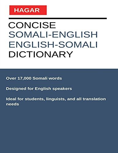 Concise  - Somali - English/English - Somali  - Dictionary