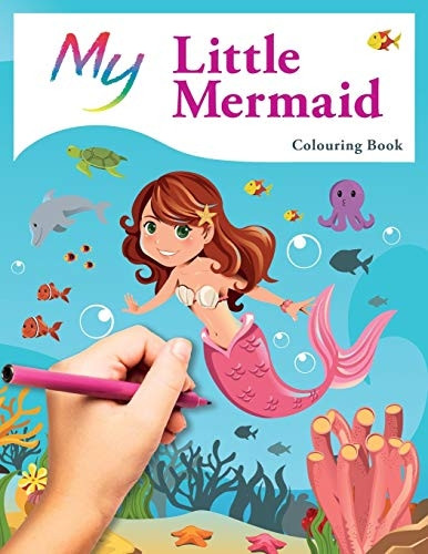 My Little Mermaid Colouring -  Book: Cute Creative  - Children's Colouring