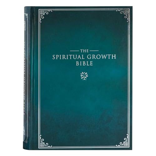 The Spiritual Growth Bible, Study Bible, NLT - New Living Translation Holy Bible, Hardcover, Teal