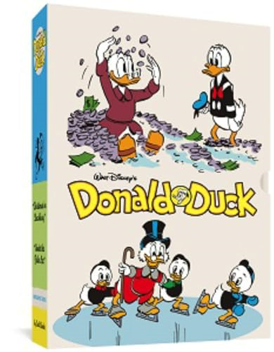 Walt Disney's Donald Duck Gift Box Set Christmas in Duckburg & Under the Polar Ice: Vols. 21 & 23 (Complete Carl Barks Disney Library)