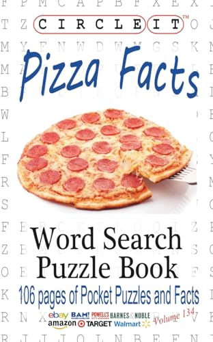 Circle It, Pizza Facts, Word Search, Puzzle Book