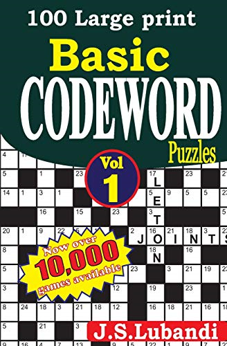 100 Large Print Basic Codeword Puzzles [Large Print]
