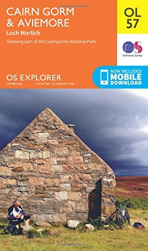 OS Explorer OL57 Cairn Gorm & Aviemore (OS Explorer Map)