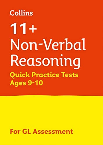 Letts 11+ Success - 11+ Non-Verbal Reasoning Quick Practice Tests Age 9-10 for the GL Assessment tests