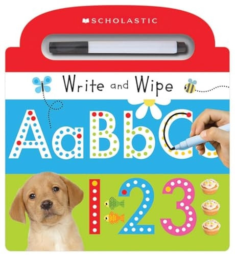 Write and Wipe ABC 123 (Scholastic Early Learners)