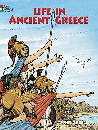 Life in Ancient Greece (Colouring Books)