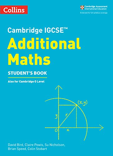 Cambridge IGCSE (TM) Additional Maths Student's Book (Collins Cambridge IGCSE (TM)) (Collins Cambridge IGCSE (TM))