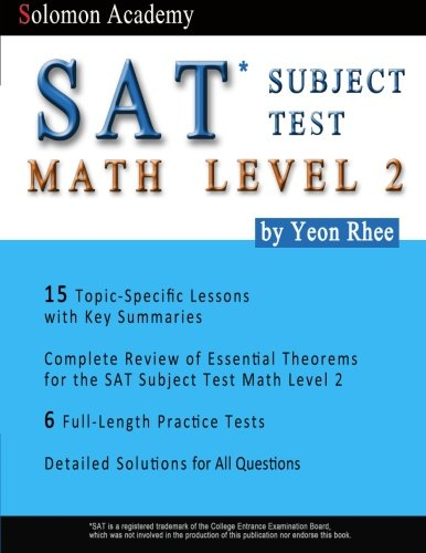 Solomon Academy's SAT  - Subject Test Math Level 2
