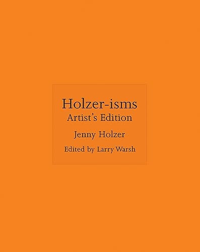 Holzer-isms: Artist's Edition (ISMs)