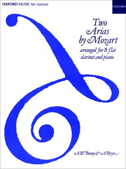 Two Arias: Arranged for clarinet and piano