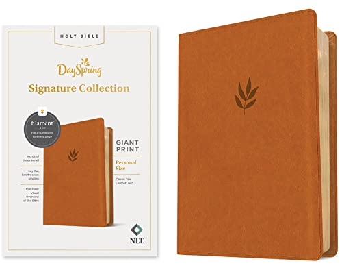 NLT Personal Size Giant Print Bible, Filament Edition