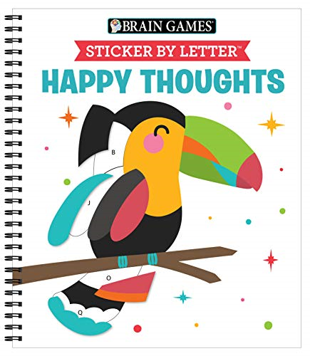 Brain Games - Sticker by Letter: Happy Thoughts (Brain Games - Sticker by Letter)