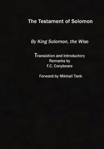 The Testament Of Solomon: (Original Version)