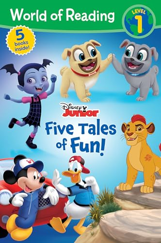 Disney Junior: Five Tales of Fun! (World of Reading: Level 1)