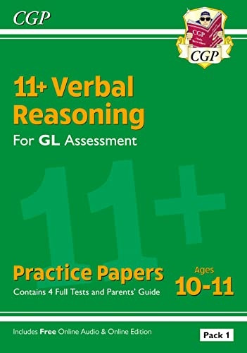 New 11+ GL Verbal Reasoning Practice Papers: Ages 10-11 - Pack 1 (with Parents' Guide & Online Ed)