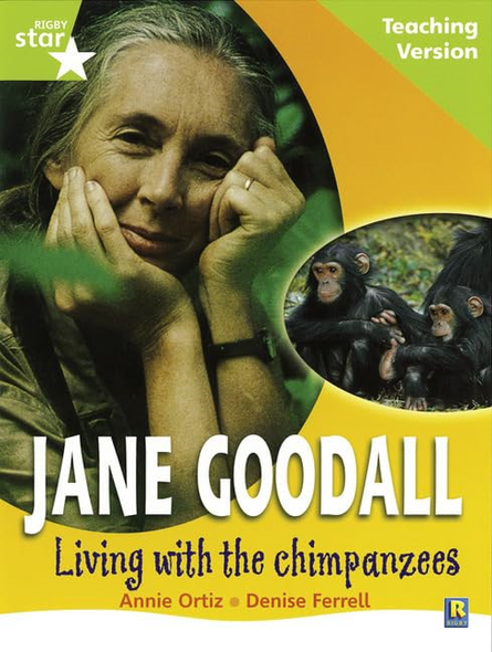 Jane Goodall: Lime Level Non-fiction: Living with the Chimpanzees (Rigby Star Guided)
