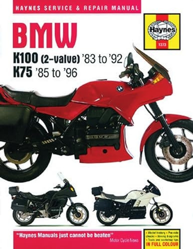 BMW K100 and 75 2-valve Models 1983 - 1996 (Haynes Service & Repair Manual)
