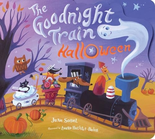 Goodnight Train Halloween [Board book]