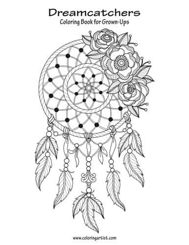 Dreamcatchers Coloring Book  - for Grown - Ups 1  - (Dreamcatchers)
