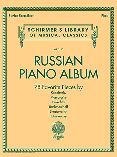 Russian Piano Album: Schirmer's Library of Musical Classics Vol. 2115